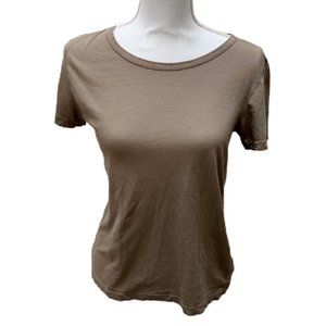 James Perse Graphic Palm Tree T-Shirt - Khaki - Size 1